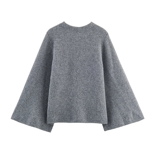 2025 Winter New Product Lazy Style Retro Kimono Style Knitted Open Sleeve Coat cardigan Coat for Women